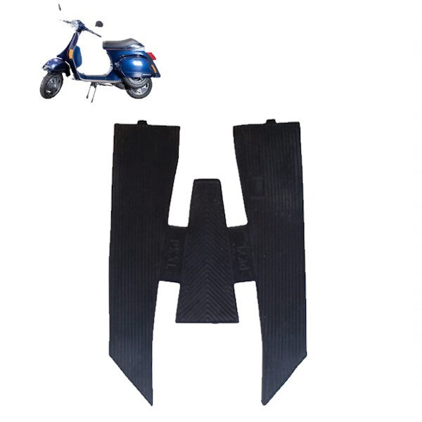 TAPPETINO PEDANA NERO IN GOMMA PER VESPA PK XL PIAGGIO *