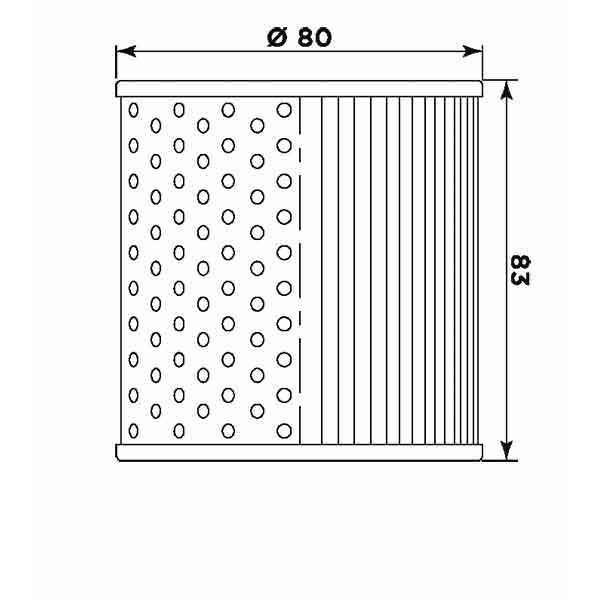 K2001 - MEIWA FILTRO OLIO KAWASAKI