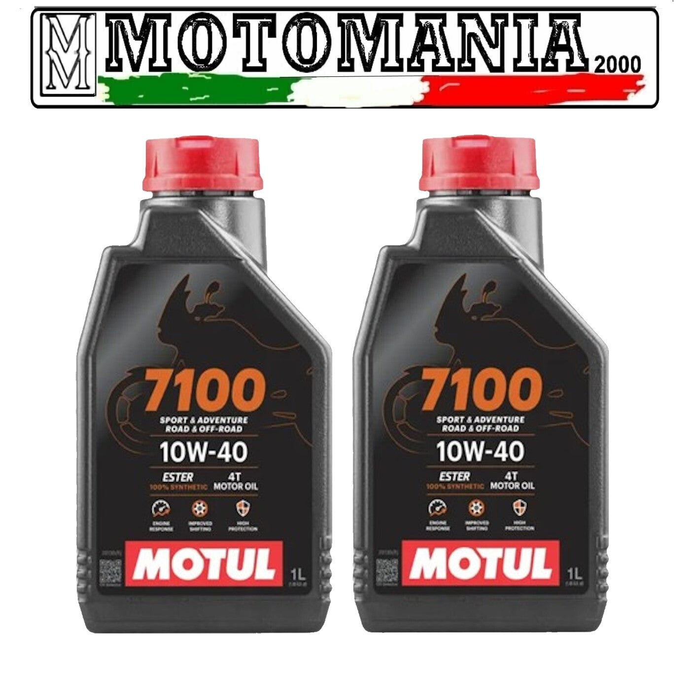 104091 OLIO MOTORE MOTUL 7100 10W40 4T - 2L * SINTETICO