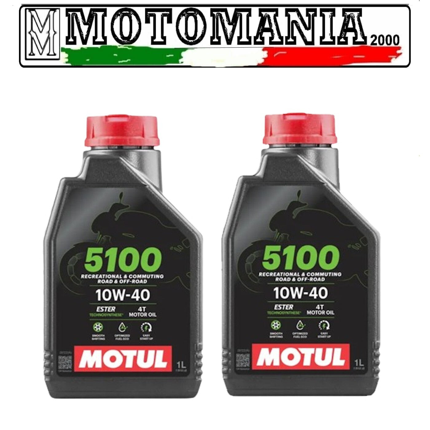104066 OLIO MOTORE MOTUL 5100 10W40 4T - 2L *
