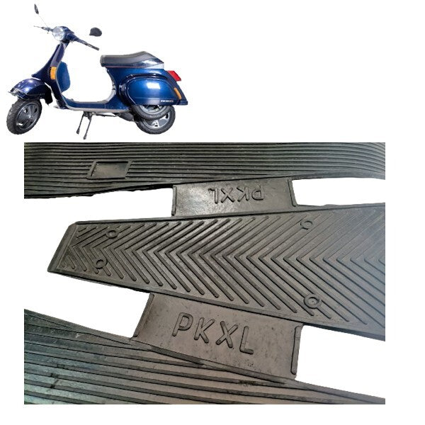 TAPPETINO PEDANA NERO IN GOMMA PER VESPA PK XL PIAGGIO *