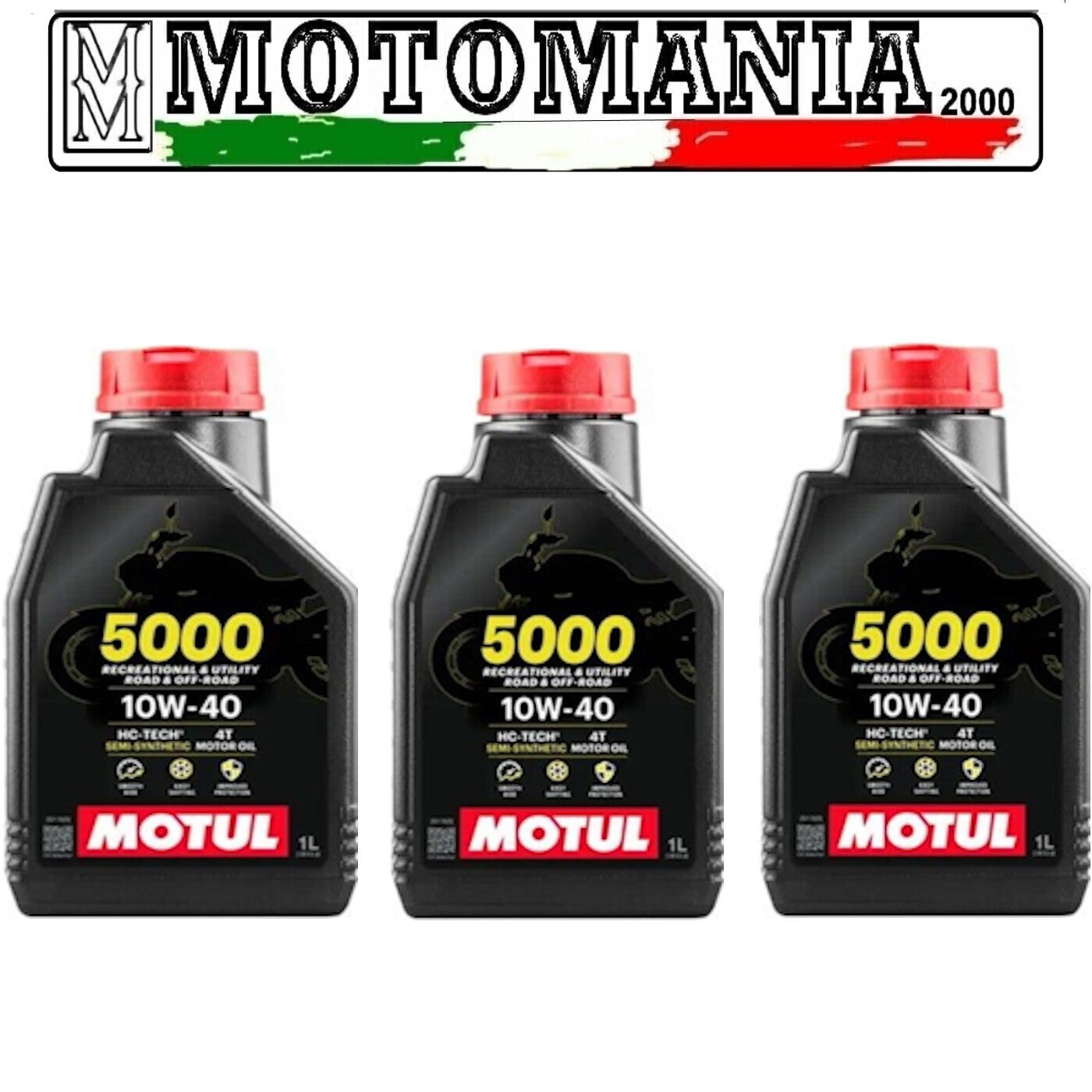 104054 OLIO MOTORE MOTUL 5000 10W40 4T - 3L *