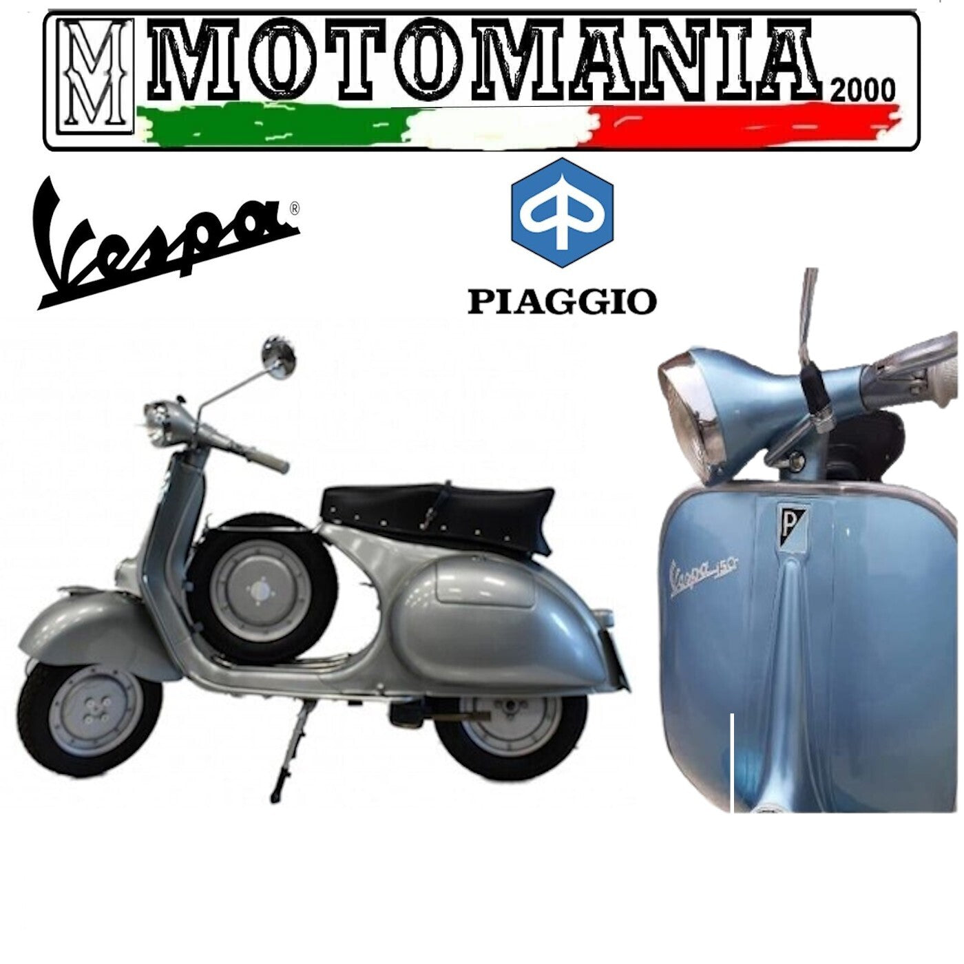 SPECCHIETTO SX OMOL. CON ATTACCO PER VESPA 125-150 VB1 VNB VBB GS 150 *