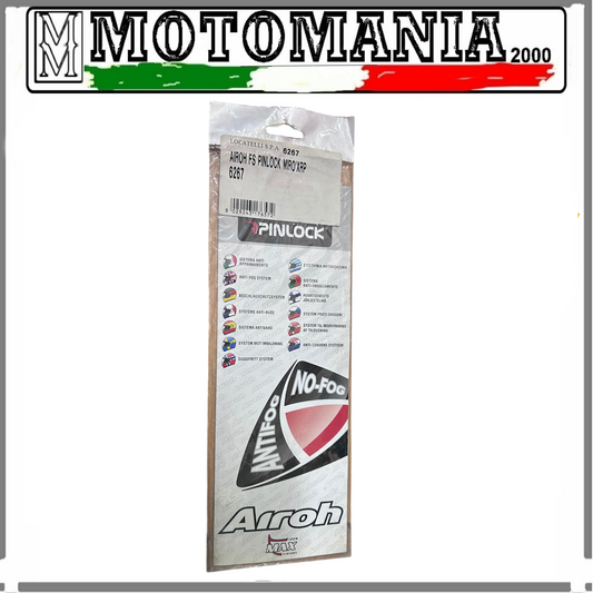 AIROH FS PINLOCK ANTIFOG TRASPARENTE VISIERA VISOR CASCO AIROH MIRO' XRP 6267