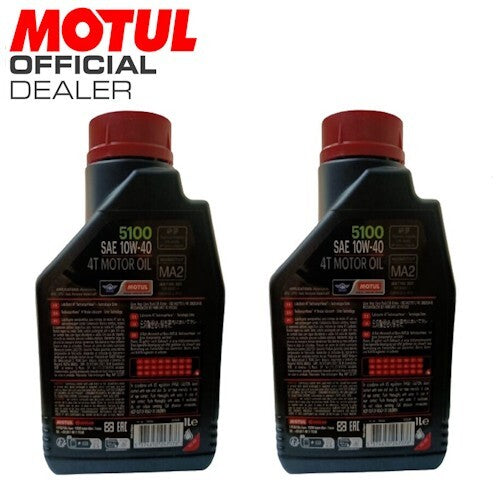 104066 OLIO MOTORE MOTUL 5100 10W40 4T - 2L *