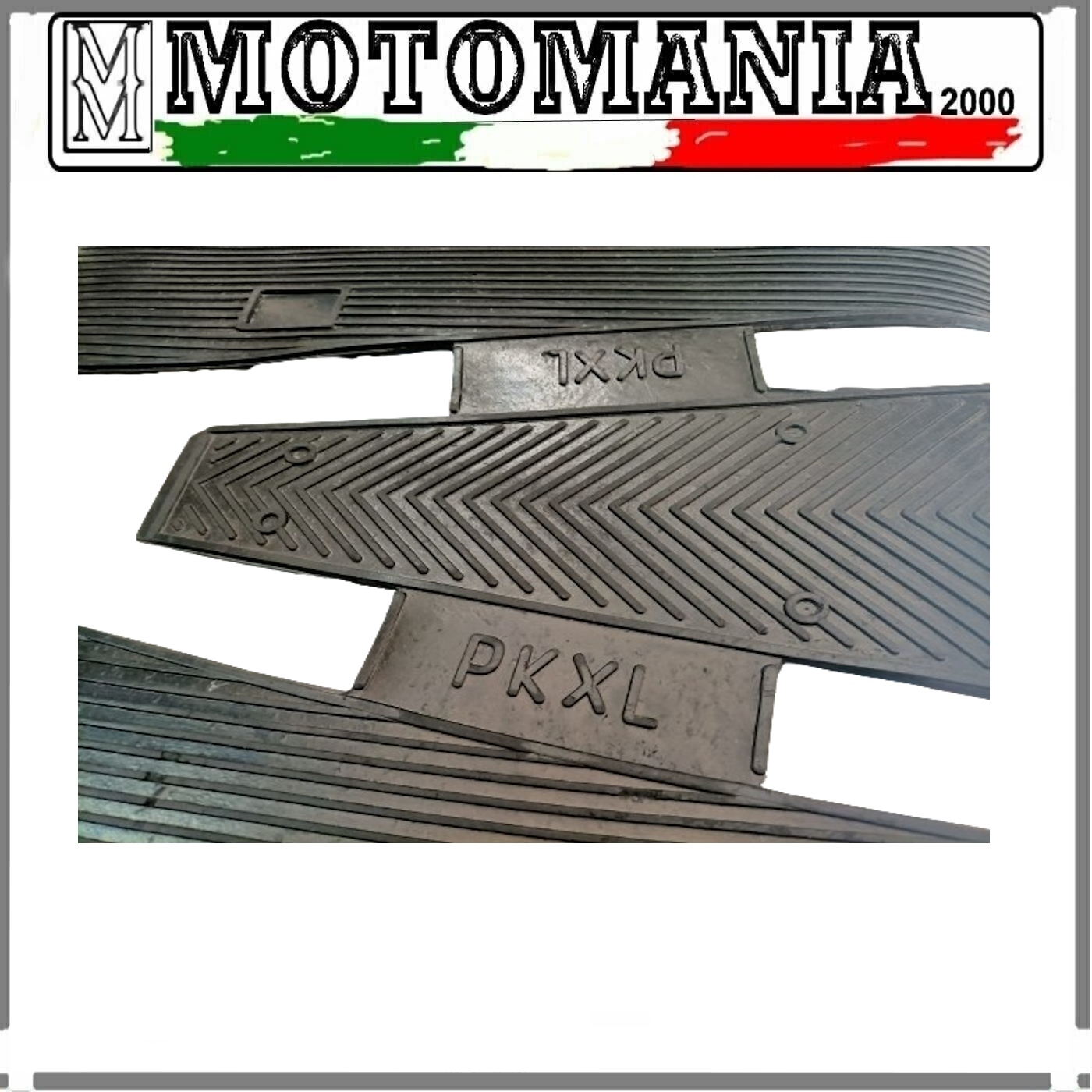 TAPPETINO PEDANA NERO IN GOMMA PER VESPA PK XL PIAGGIO *