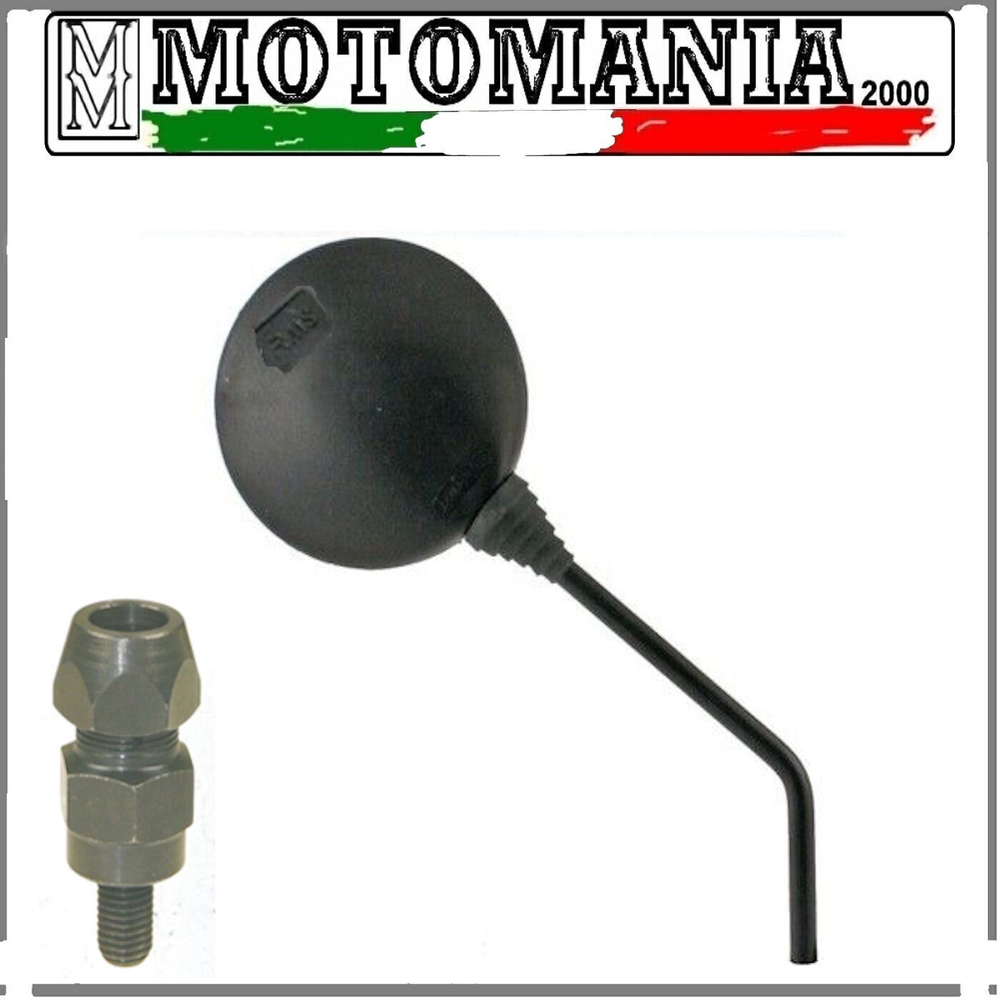 SPECCHIETTO DESTRO COMPLETO DI ADATTATORE DX PER APRILIA SCARABEO 50-100CC *