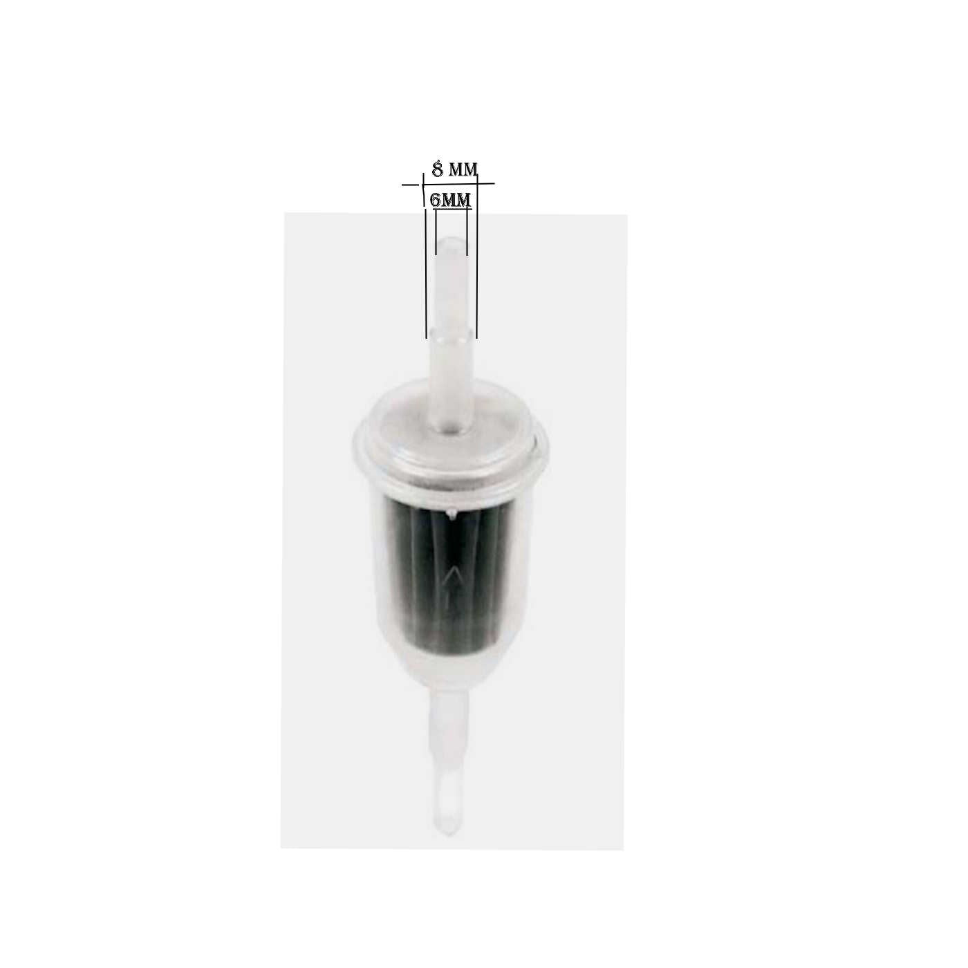 FILTRO BENZINA ELEMENTO IN CARTA 6/8 MM PER PIAGGIO APE,VESPA, SCOOTER, MOTO *