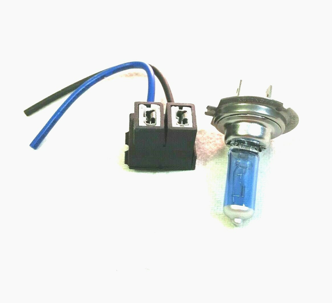 PORTA LAMPADA H7 12 V -24 V COMPLETO DI LAMPADA H7 LUCE BIANCA 12V60/55 X MOTO