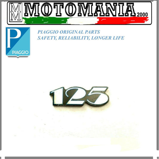 620351 TARGHETTA 125 ADESIVA ORIGINALE PIAGGIO BEVERLY