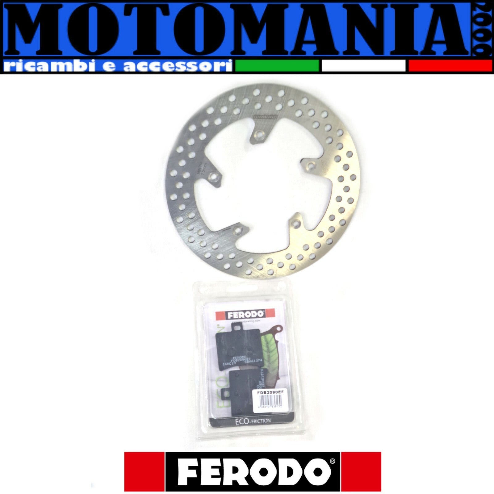 BREKING BRAKE DISC + POST BRAKE PADS. APRILIA LEONARDO SCARABEO ATLANTIC