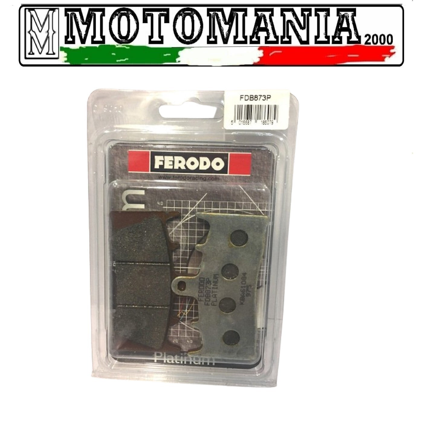 FDB873P COPPIA PASTIGLIE KAWASAKI ZX6R ANT.NINJA 636 02 *