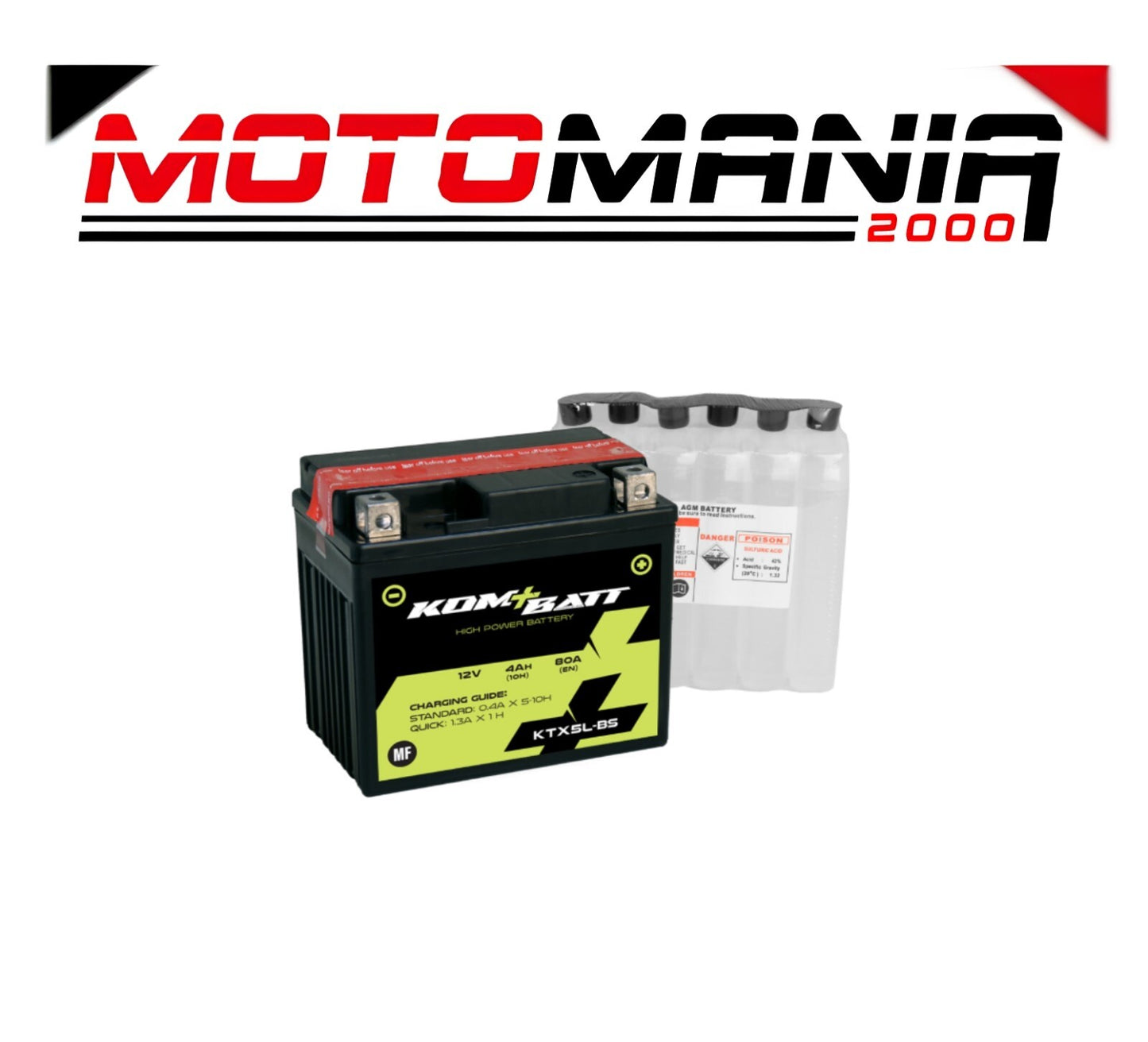 BATTERIA KOMBATT MF KTX5L-BS