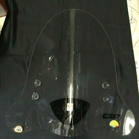 E41 PARABREZZA PARAVENTO ISOTTA PER YAMAHA BOOSTER 50 COMPLETO DI ATTACCHI*