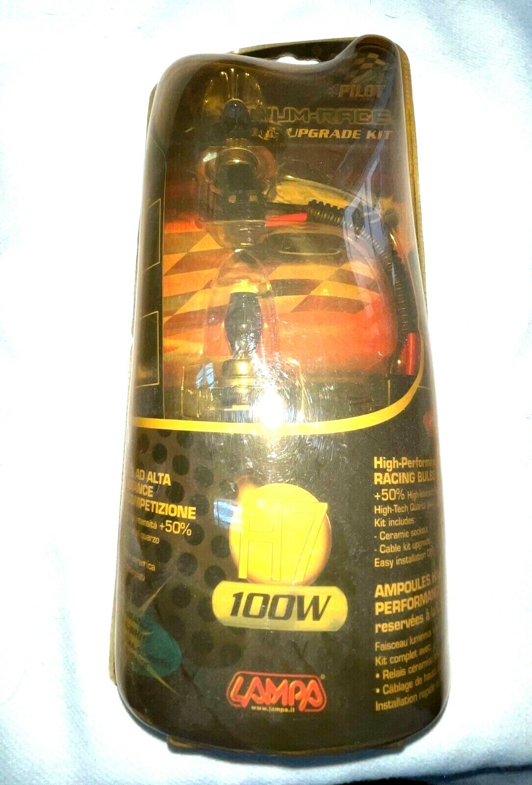 PILOT LAMP BULBS 5500K H7 12V 100W XENIUM RACE CERAMIC LAMP HOLDER