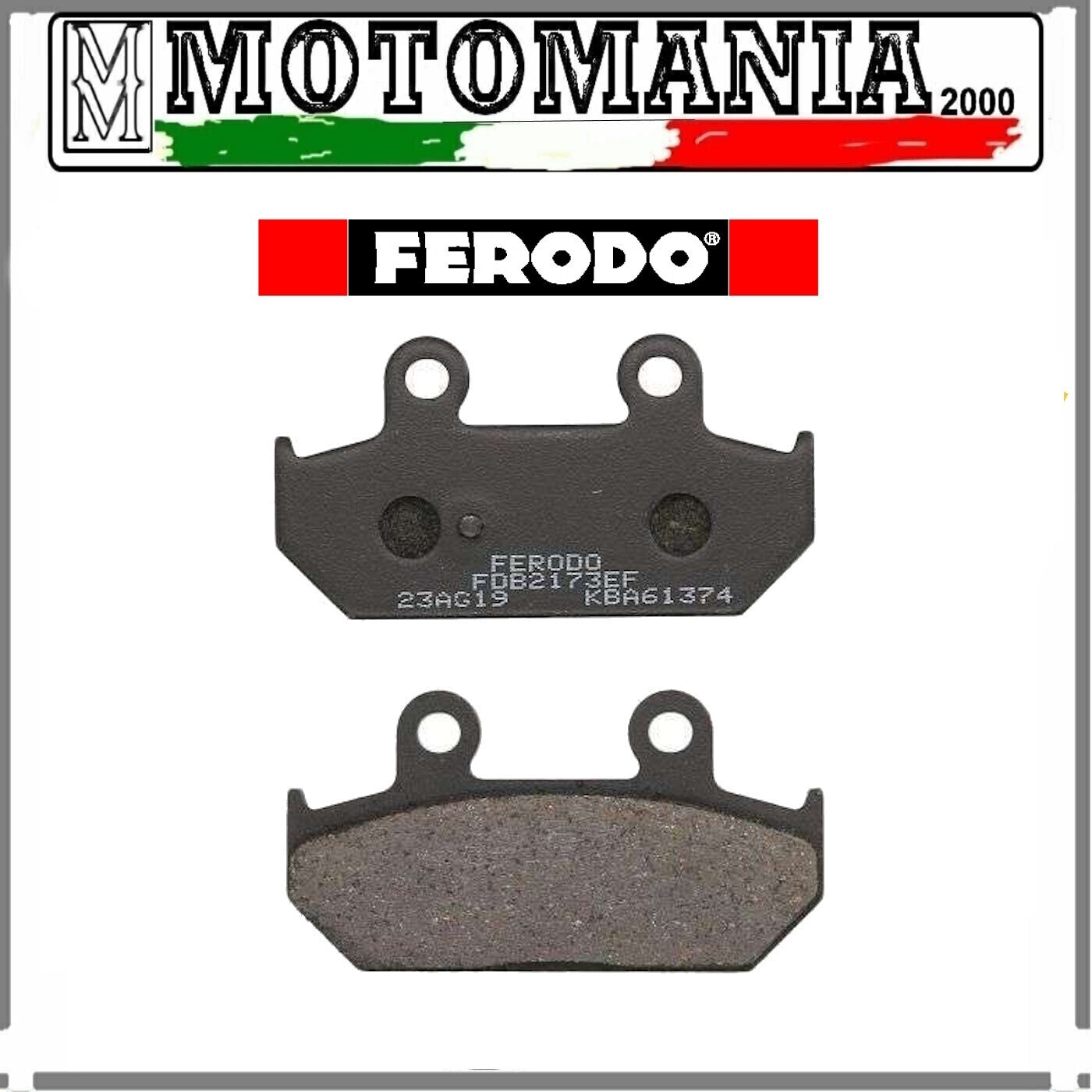 SUZUKI BURGMAN L1 650 2011/2011 BRAKE PADS FDB2173EF