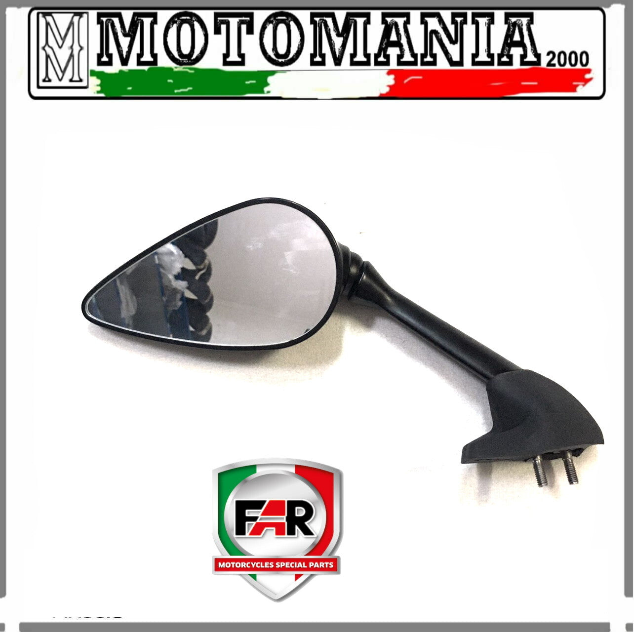 SPECCHIO RETROVISORE SX NERO PER YAMAHA R6-YZ7 2000-2006