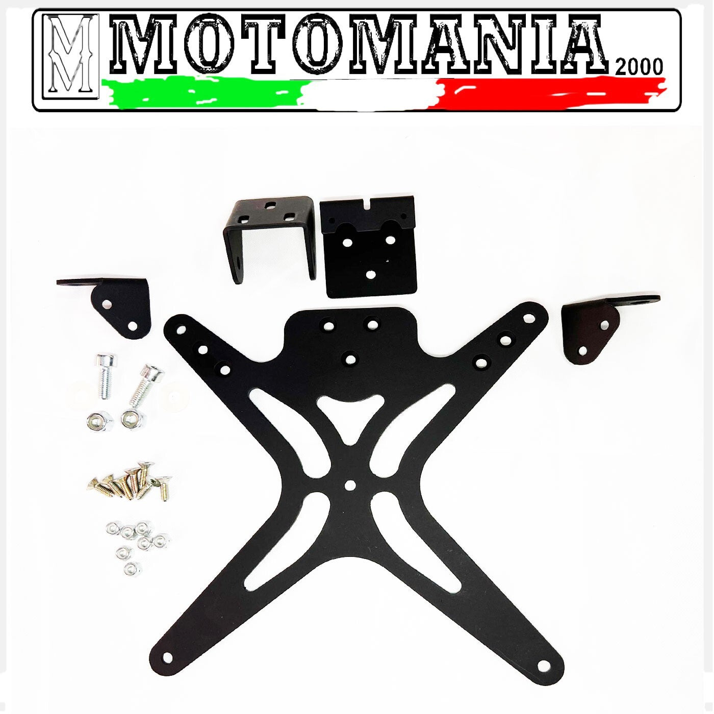UNIVERSAL LICENSE PLATE HOLDER FOR MOTORCYCLES AND SCOOTERS *