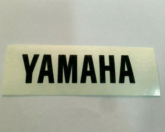 YAMAHA STICKER WRITING WIDTH 6.5 CM. HEIGHT 1.7 CM. BLACK COLOR