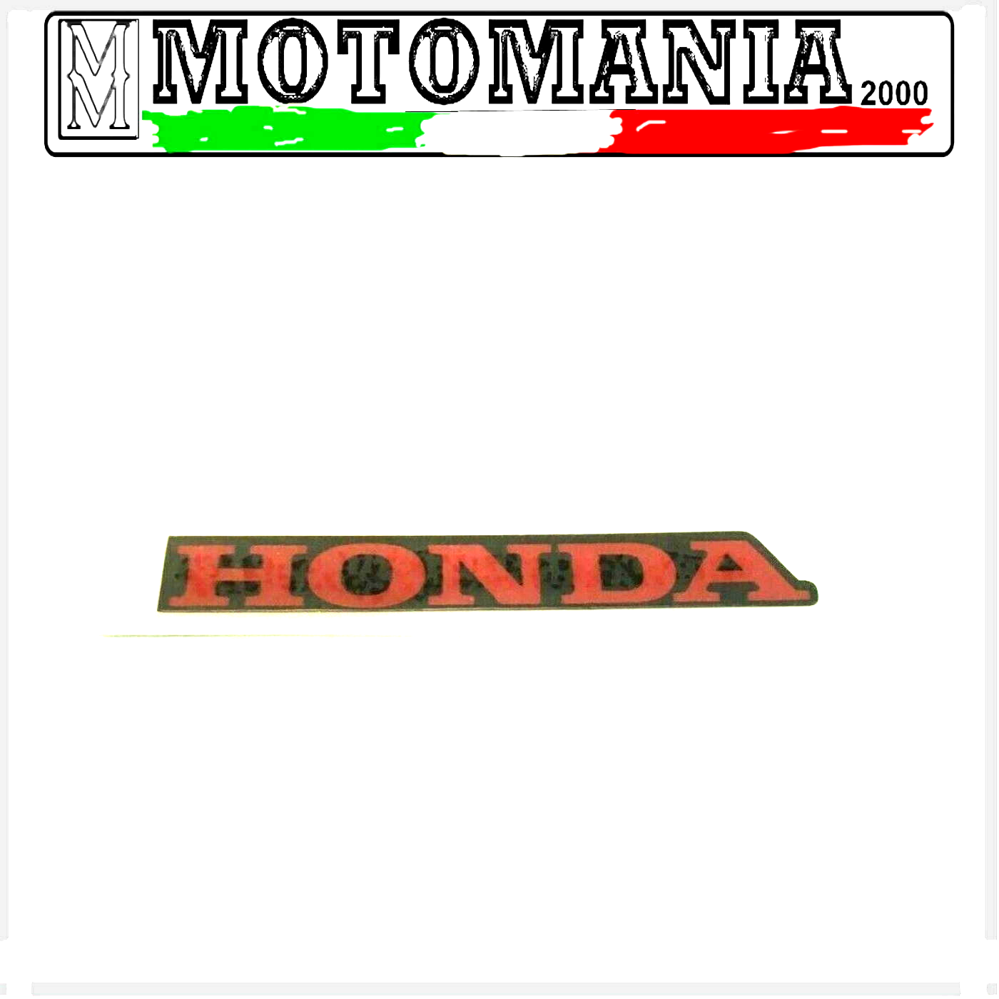 SCRITTA HONDA SH 300 2019/2020 ROSSA ADESIVA LUNGHEZZA 6.5 CM. ALTEZZA 0.9MM