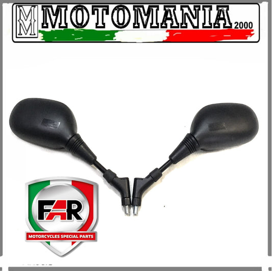 PAIR OF BLACK LEFT AND RIGHT MIRRORS FOR SUZUKI GSF 650,BURGMAN 200
