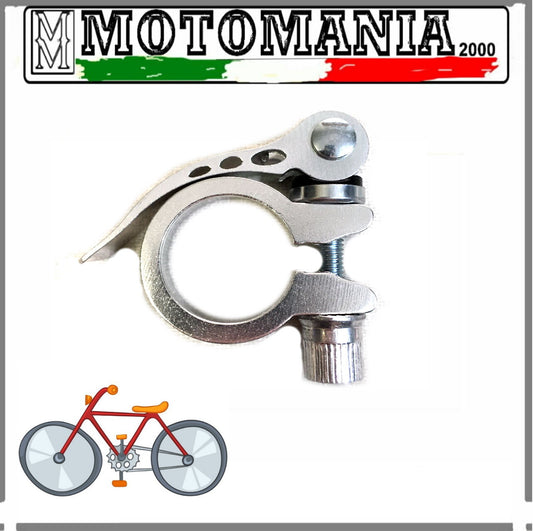 BICICLETTA STRINGI SELLA IN ALLUMINIO CON LEVETTA COLORE ALLUMINIO DIAMETRO 28