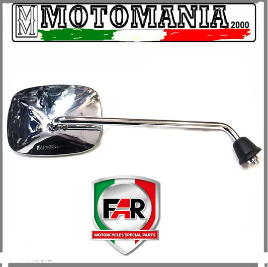 CHROME RIGHT REARVIEW MIRROR FOR PIAGGIO BEVERLY 250-300-400 TOURER-FAR