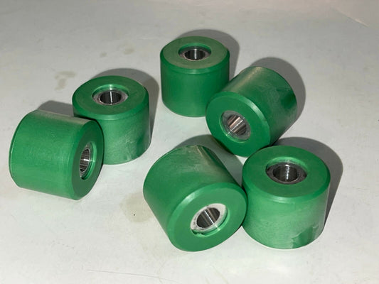 6 REEL VARIATOR KIT COMPLETE WITH 3 ORIGINAL SLIDERS PIAGGIO FOR BEVERLY 250 *