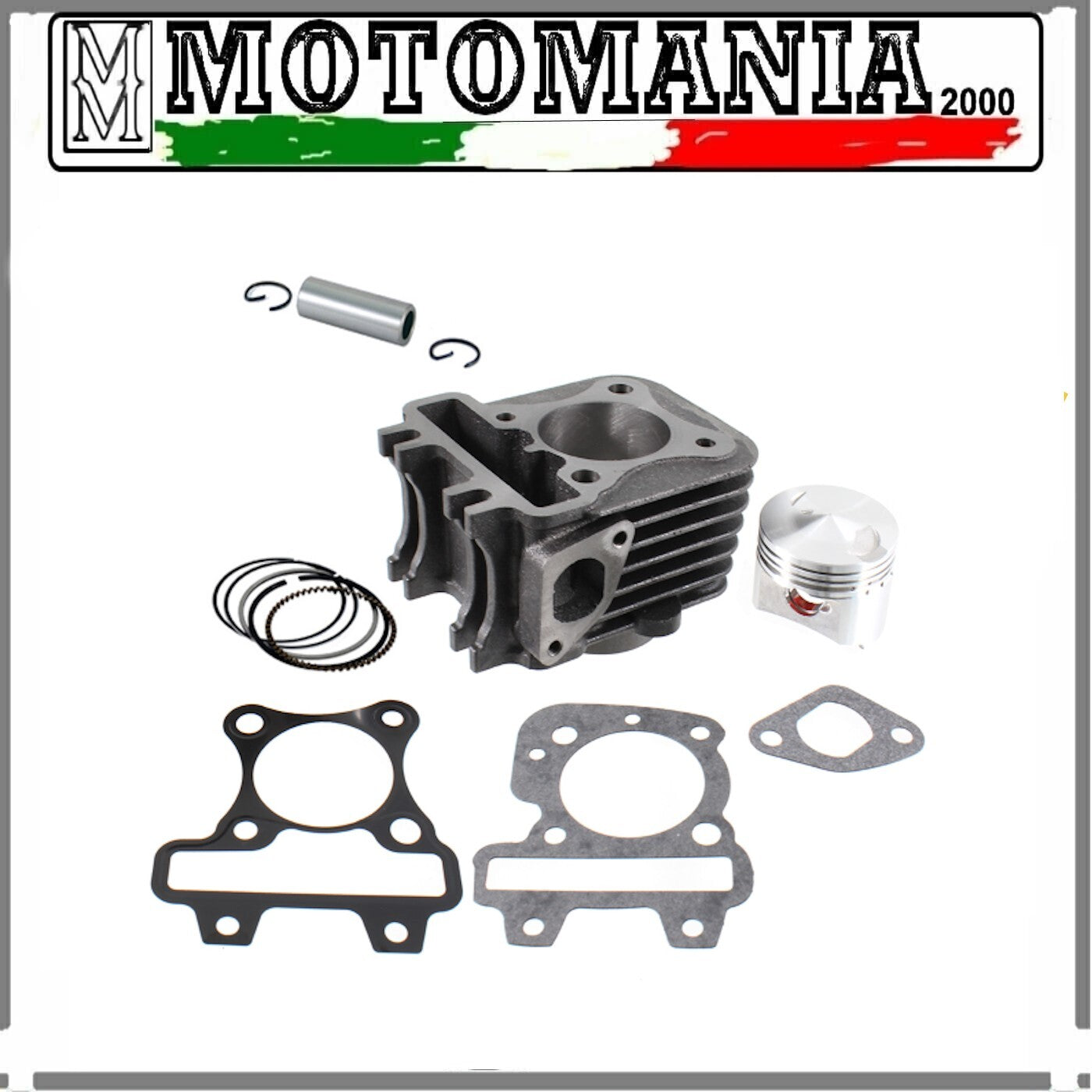 KIT CILINDRO PIAGGIO LIBERTY, FLY, ZIP, VESPA E APRILIA SCARABEO 4T 50CC 47MM