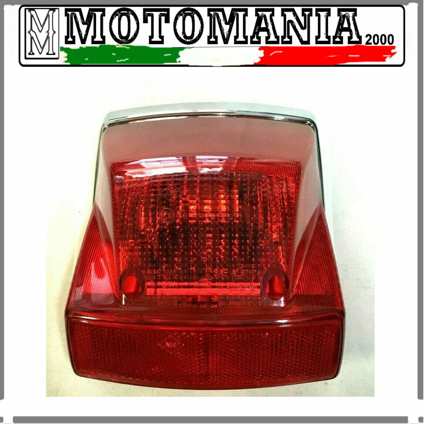 REAR STOP LIGHT Piaggio Vespa PX 125/150/200 CHROME