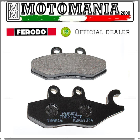 APRILIA SPORT CITY ONE 2T 50 2008/2011, BRAKE PADS FDB2142EF