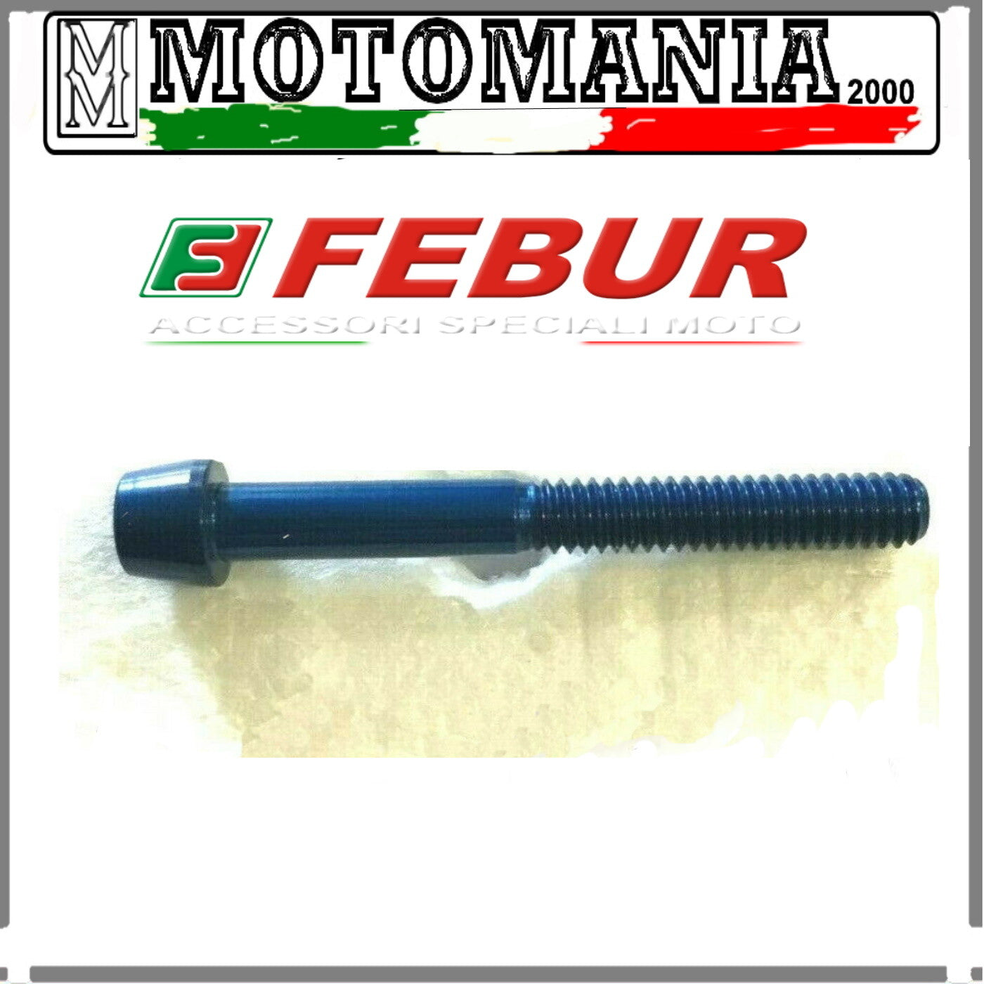 BLUE 6X45 ERGAL FAIRING COUNTERSUNK HEAD SCREW *