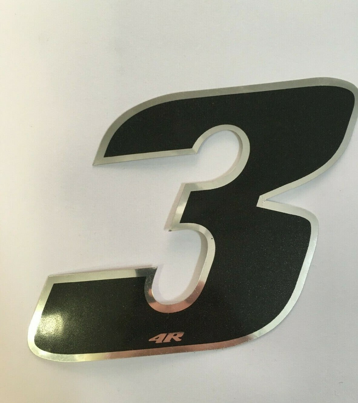 STICKER NUMBER FOR MOTORCYCLES AND CARS CM 10X10 BLACK COLOR *