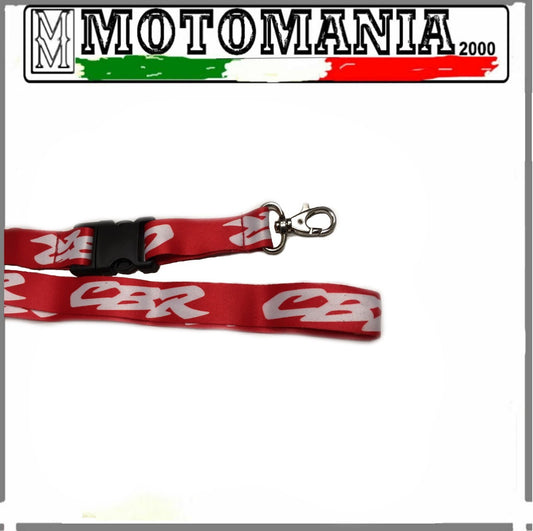 HONDA CBR RED AND WHITE PRINT KEY FOB
