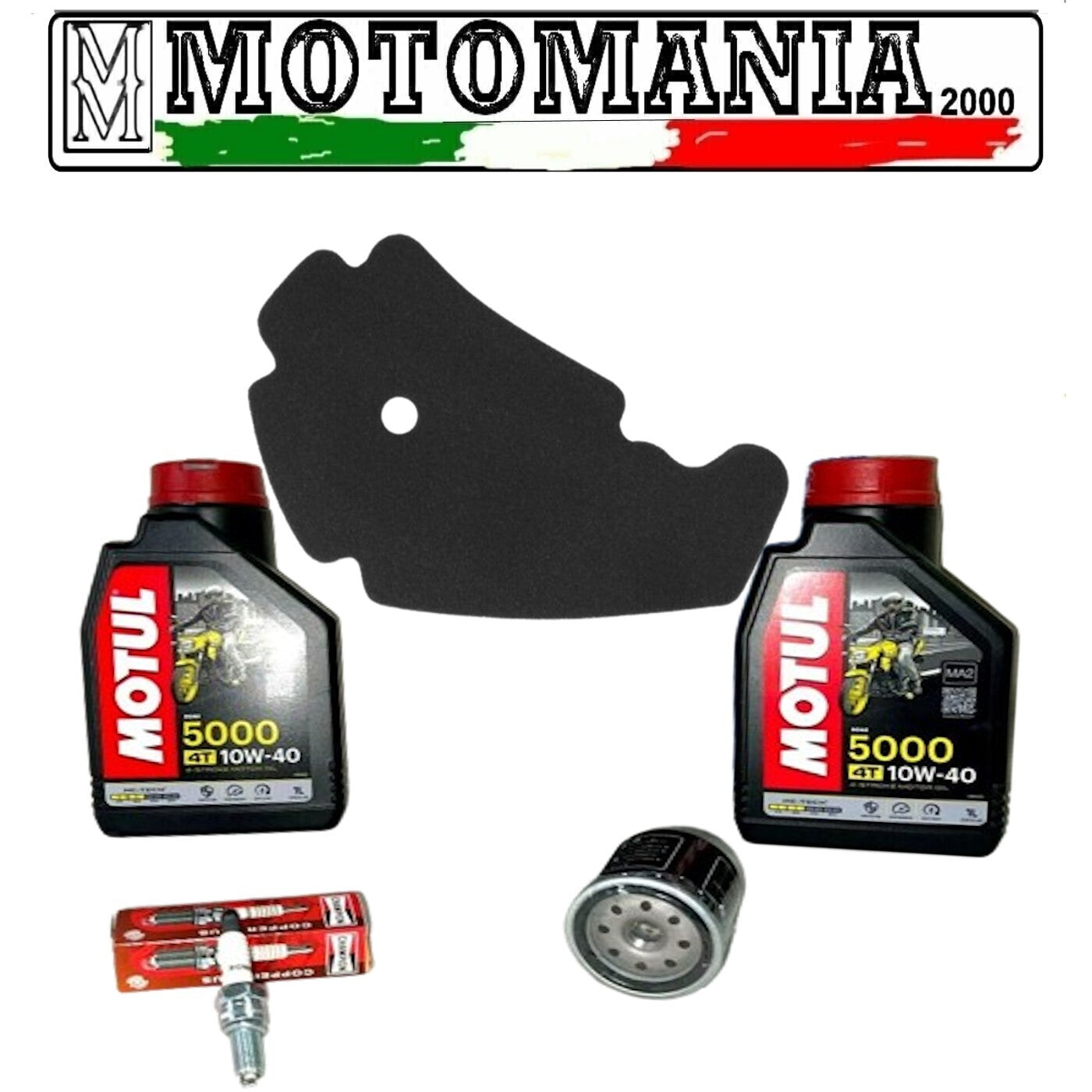 KIT TAGLIANDO MOTORE 5 PEZZI PIAGGIO BEVERLY 125 - 200 -250 - 300 *