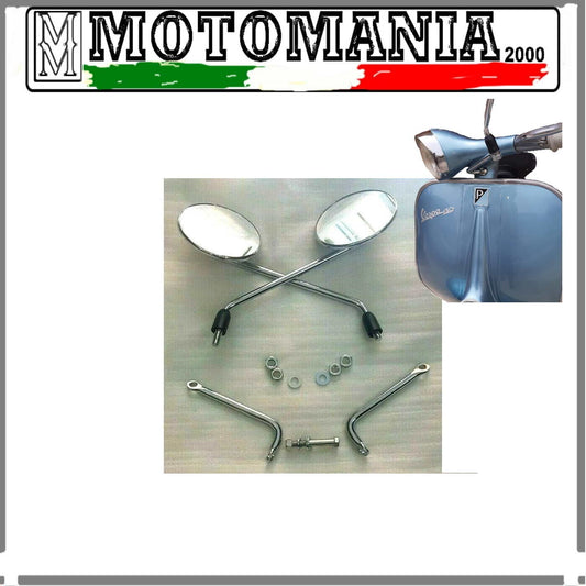 CP MIRRORS SX-DX OMOL WITH ATTACHMENTS FOR VESPA 125-150 VB1 VNB VBB GS 150 *