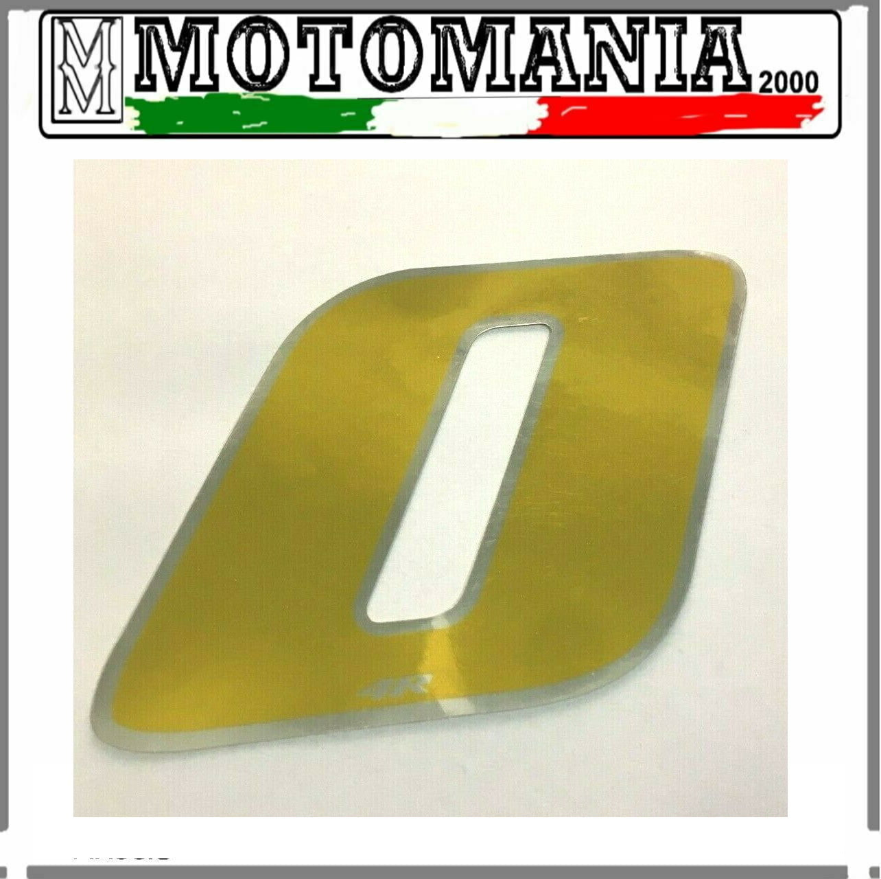 NUMERO ZERO DORATO ADESIVO LARGHEZZA 10 CM ALTEZZA 10 CM  *