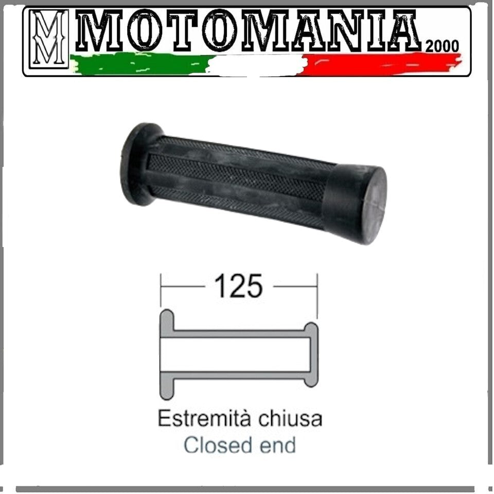 184160090 COPPIA MANOPOLE NERE PER PIAGGIO VESPA PK 50CC *