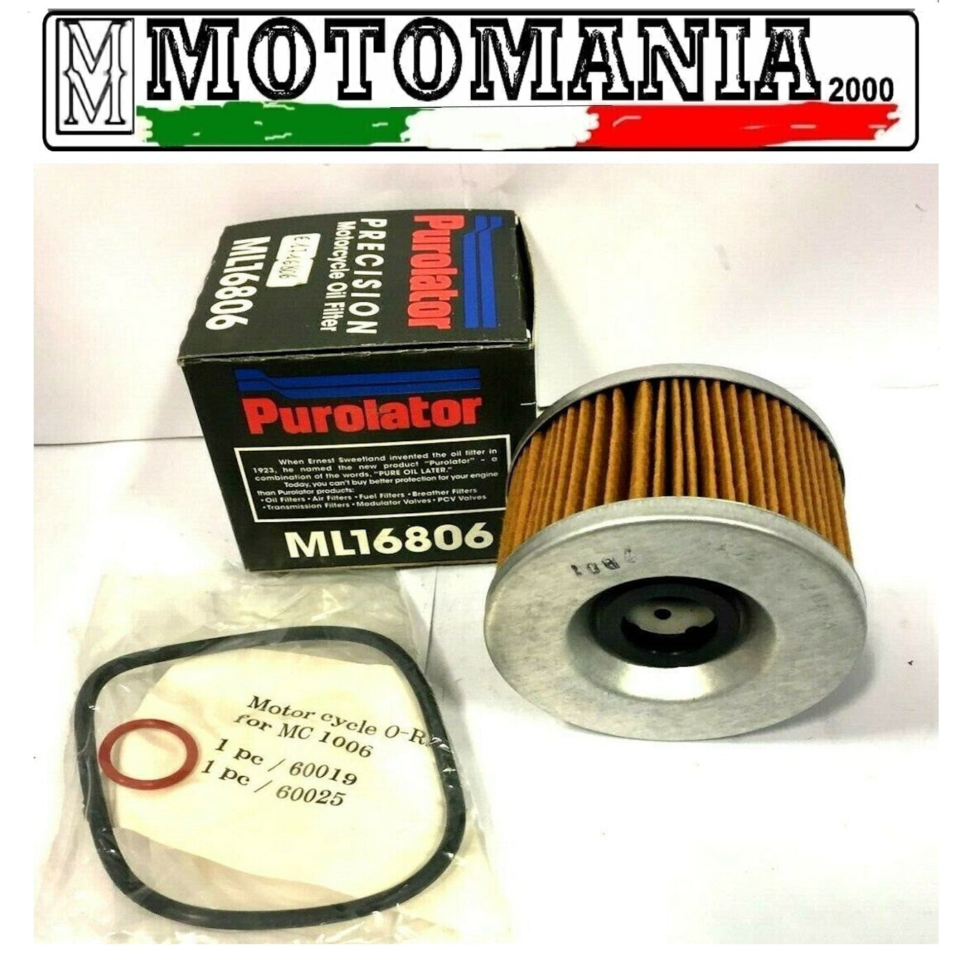 E1716806 FILTRO OLIO PUROLATOR YAMAHA 1300 XJ R 2016 *