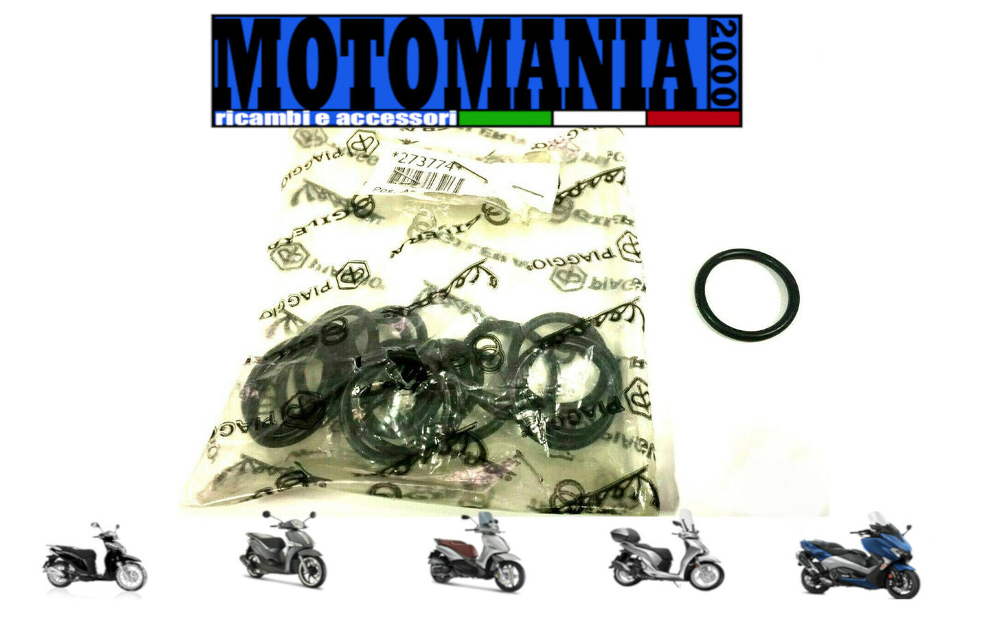 273774 TEFLON BUSHING SEALING RING MOT SUPPORT. ORIG.PIAGGIO LIBERTY 125 *