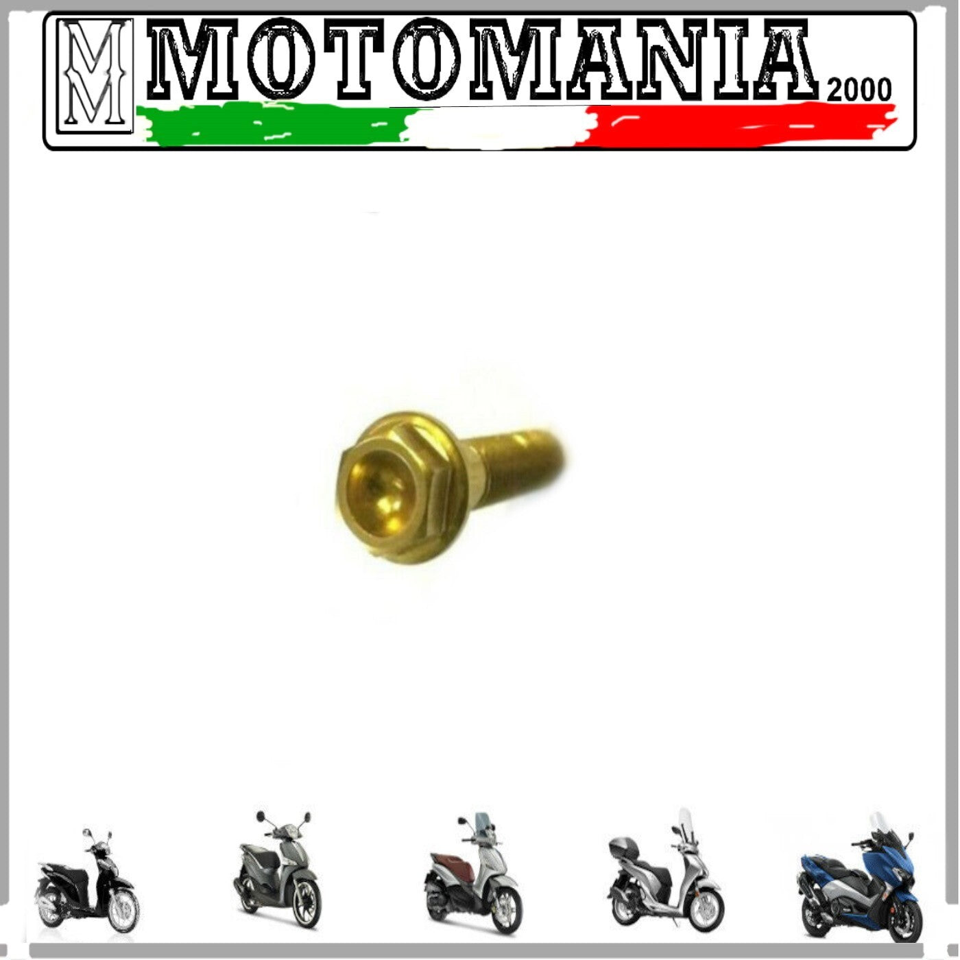 BULLONE 6X35  IN ERGAL ORO TESTA ESAGONALE mm. 8 *