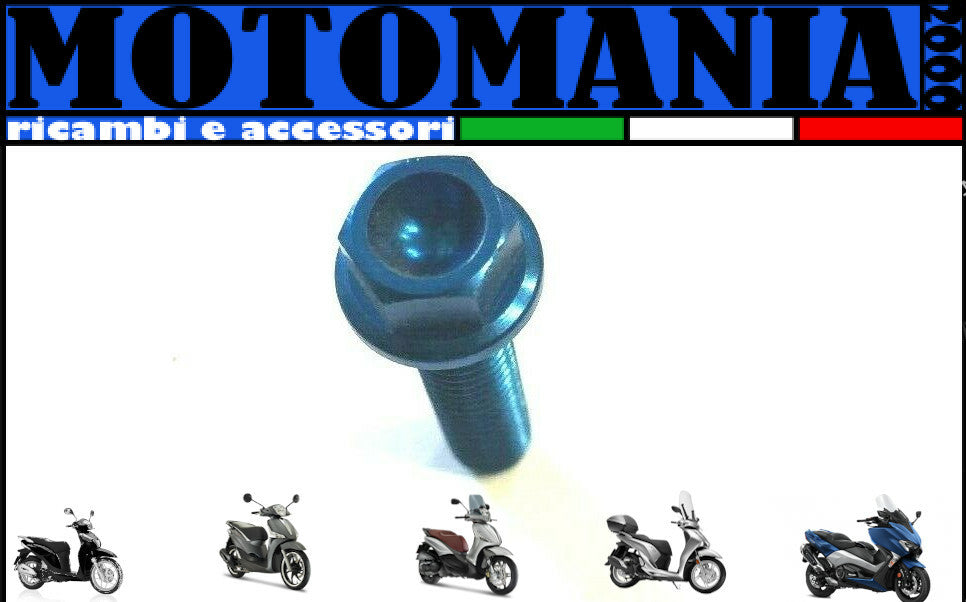 VITE TESTA ESAGONARE dm.8 PER CARENE 6X25 BLU IN ERGAL *