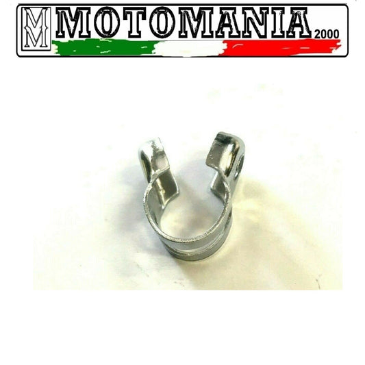 CHROME CLAMP FOR MIRROR ATTACHMENT HOLE 8/10 OPENING 18 TO 28mm CHROME