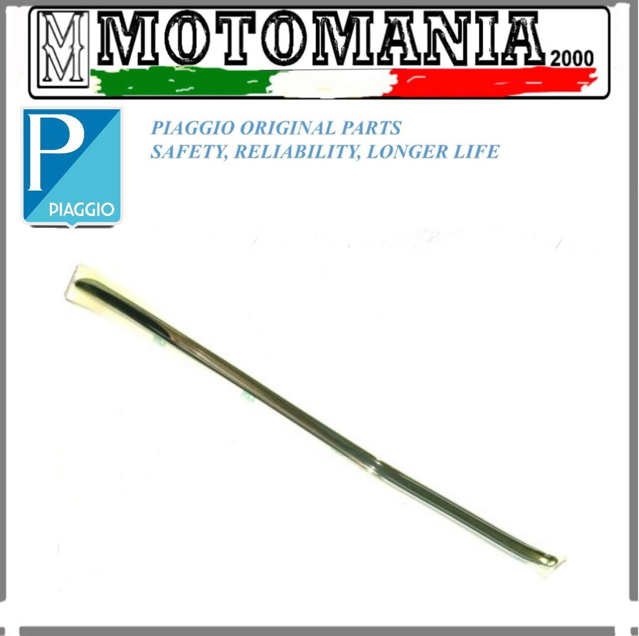 ORIGINAL PIAGGIO CHROME ADHESIVE STRIP BAFFLE LEFT SIDE STICKER