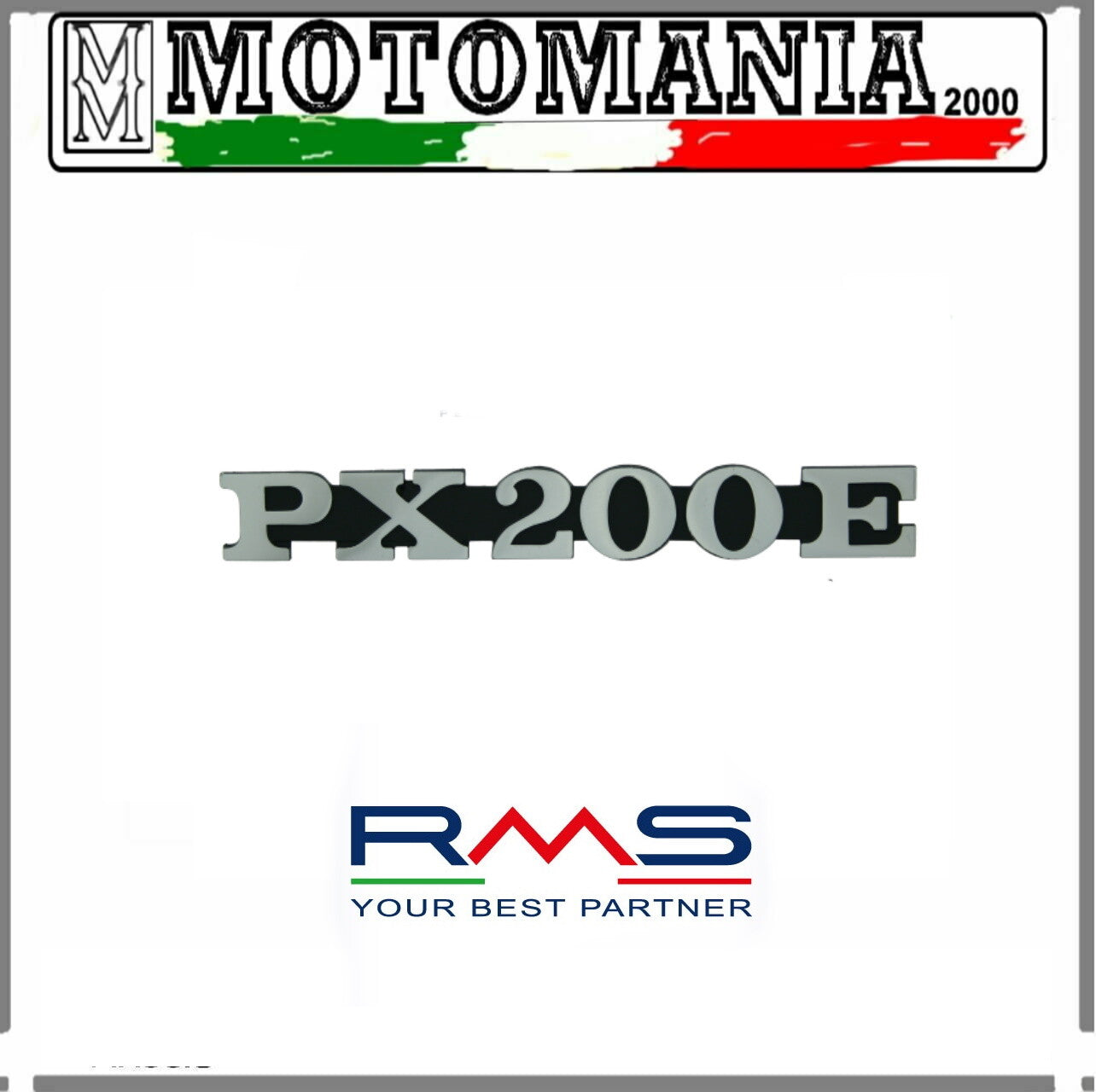 PIAGGIO VESPA PX 200E 1982/1982 TARGHETTA COFANO LATERALE 142720680