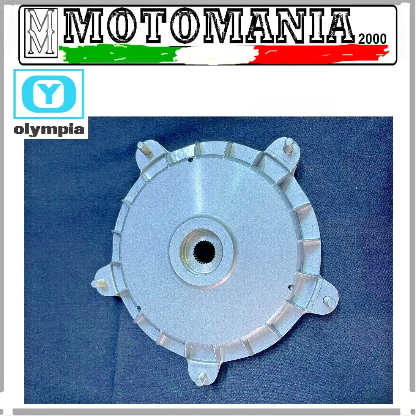 OLYMPIA TAMBURO RUOTA POSTERIORE PER VESPA PX 125 150 200 SERIE ARCOBALENO*