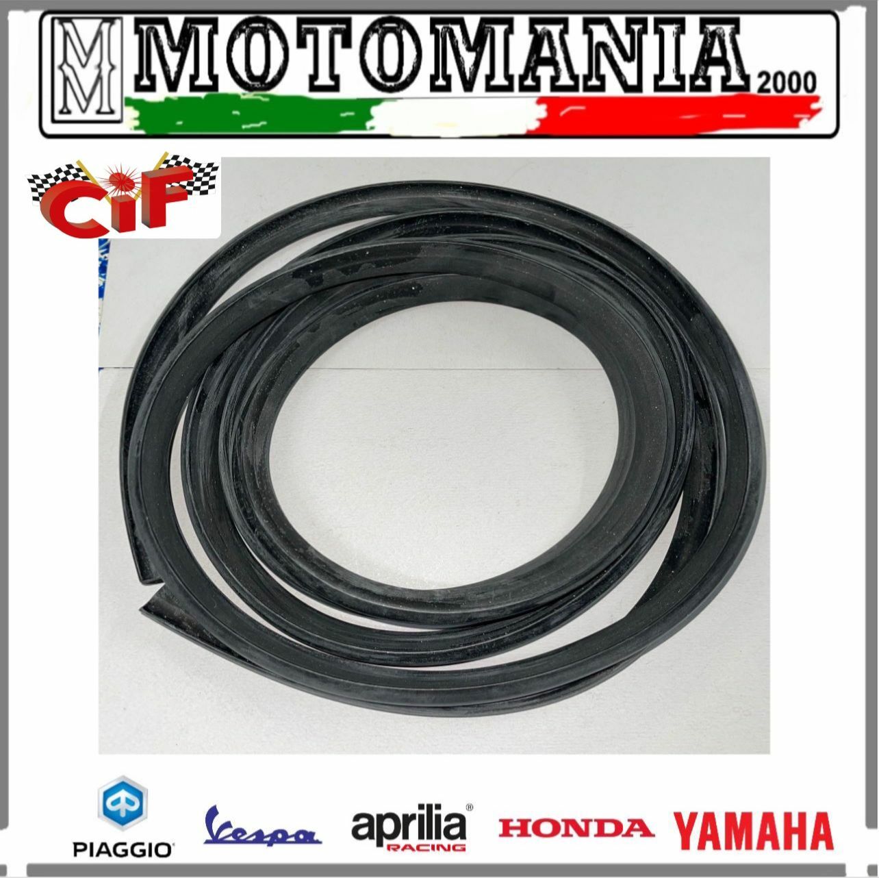 PROFILO IN GOMMA PER SCOCCHE LATERALI VESPA PX 125 150 200 PE SPRINT VELOCE