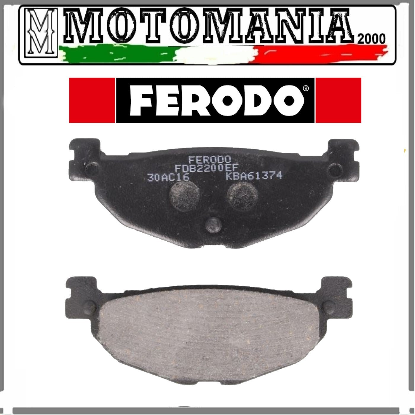 PASTIGLIE FRENO POSTERIORE FERODO PER YAMAHA Xp T-Max 500 *