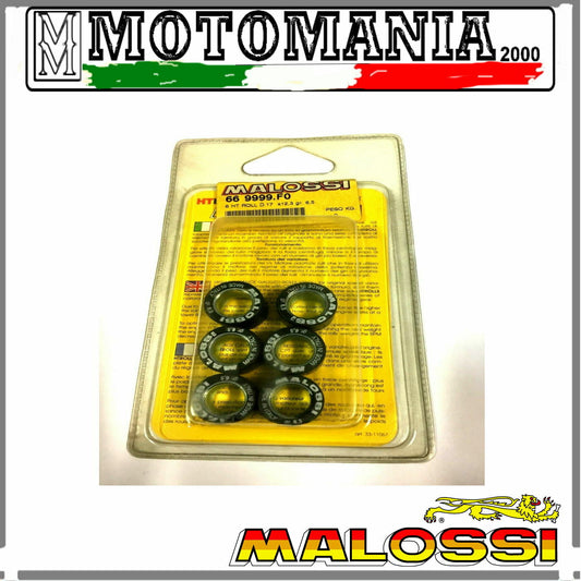 669999F0 KIT 6 RULLI VARIATORE 17X12,3 GR,6.5 MALOSSI