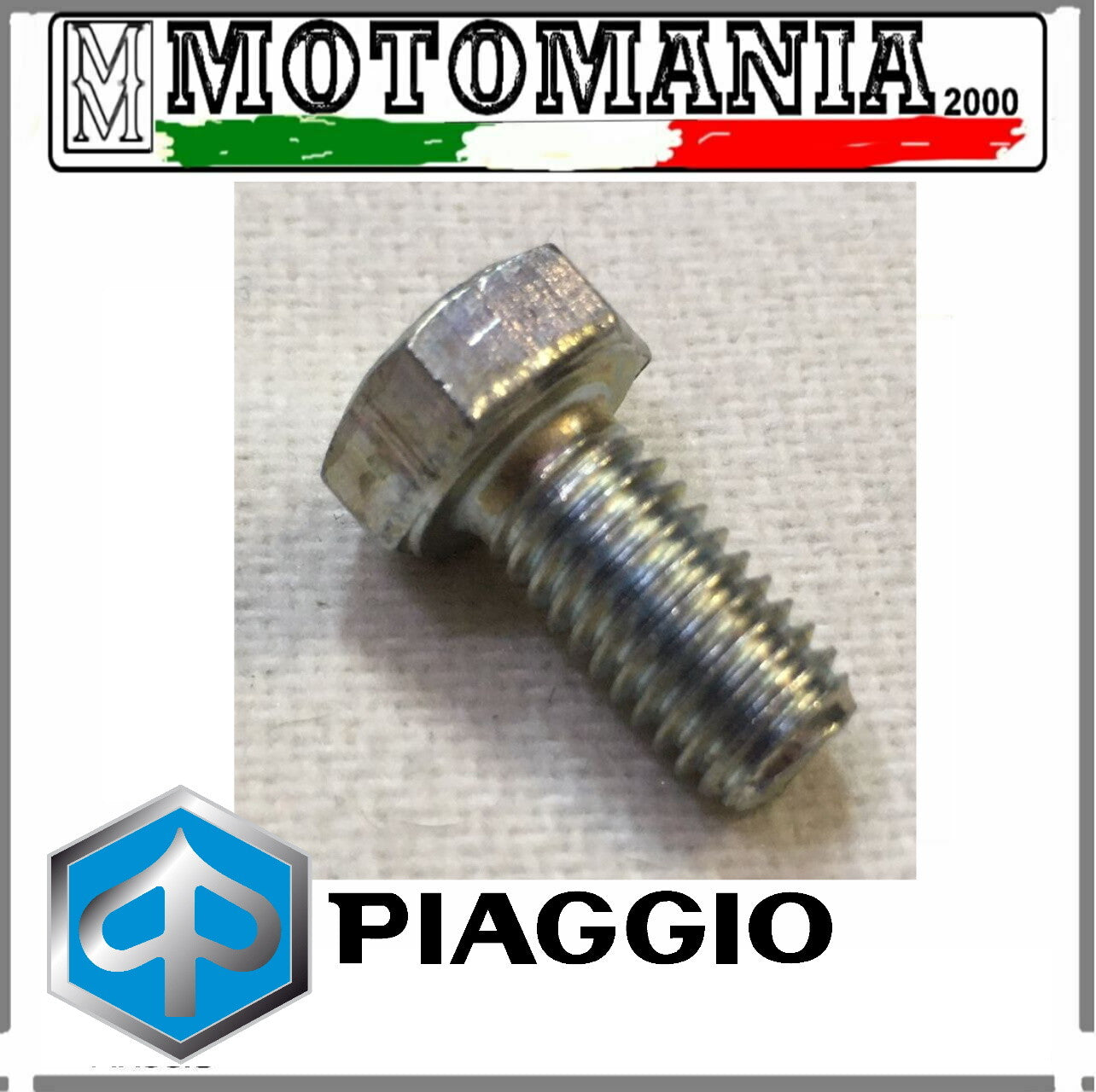 VITE TESTA ESAGONALE FILETTATA M8X16 ORIGINALE PIAGGIO 031116 *